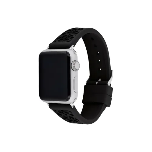 COACH Ремешок Apple Совместимость Резина Материал 38 мм