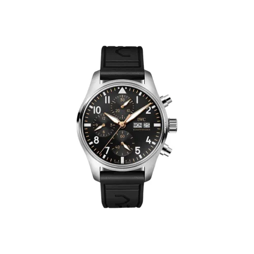 IWC Автоматический Механический Механизм Мужские Часы 43 мм Черный