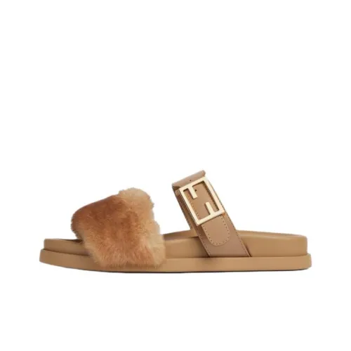 FENDI Feel Слипоны Женские Коричневый