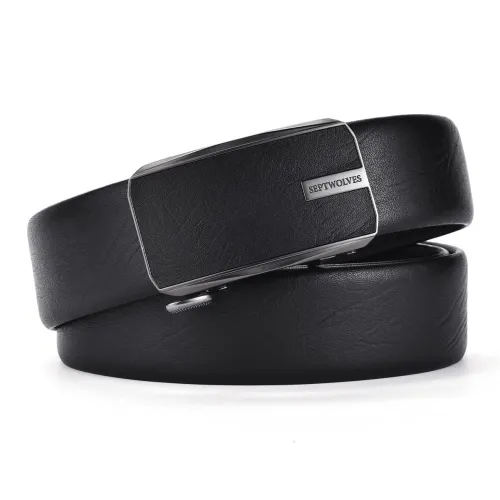 SEPTWOLVES Ремни из коровьей кожи мужской ширина 3,5 см