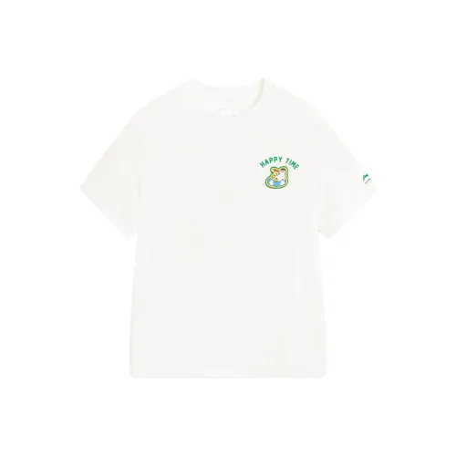 LINING YOUNG Sports Life Collection T-рубашка Сливочный для детей 3-7 лет