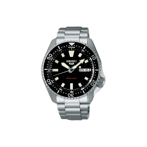 SEIKO Size 5 Sports Collection Автоматический Механический Механизм Часы из Нержавеющей Стали с Ремешком 42,5 мм