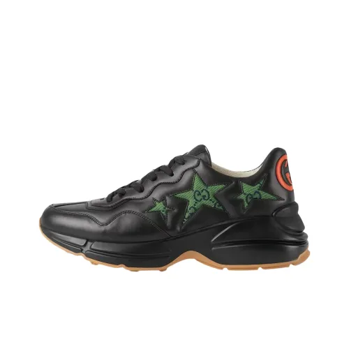 GUCCI Rython Low Топ Повседневная обувь Мужская Черная