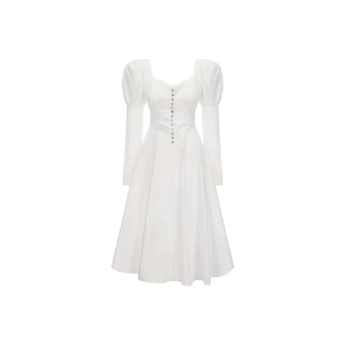 NANA JACQUELINE Длинное платье с длинными рукавами женское