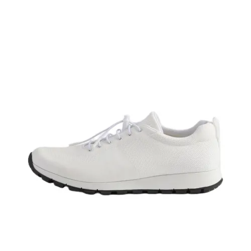 PRADA Низкий топ Повседневная обувь Мужская Белая