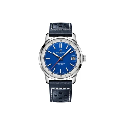 BREITLING TOP TIME Collection Автоматический Механический Механизм Мужские Часы Циферблат 38 мм Синий