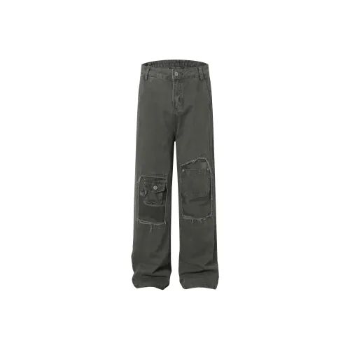 FDYZ Темно-серые унисекс брюки карго