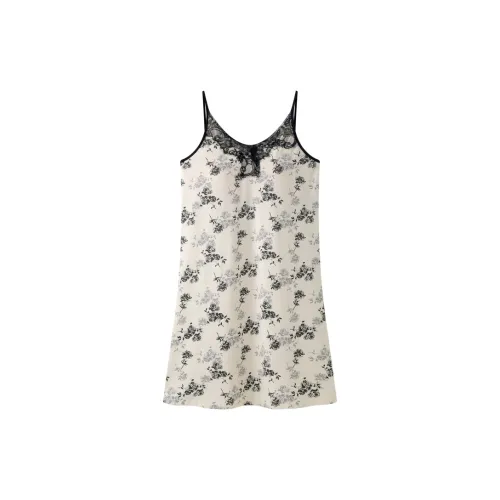 Meonsill Абрикос Цветочный + Кружево S44154 Женские Ночные сорочки