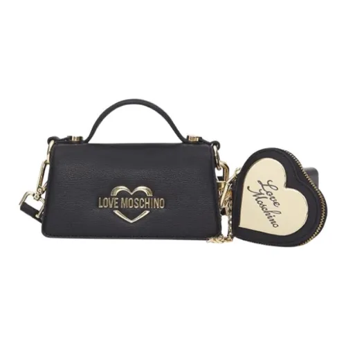 LOVE MOSCHINO ПУ (полиуретан) Одно плечо Сумка Мини Женская Черная