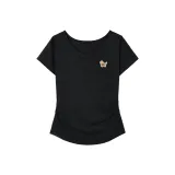 V-образный вырез, черный