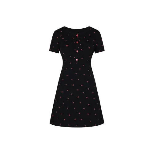 Annie The Темный Child Короткий рукав Платье Женское