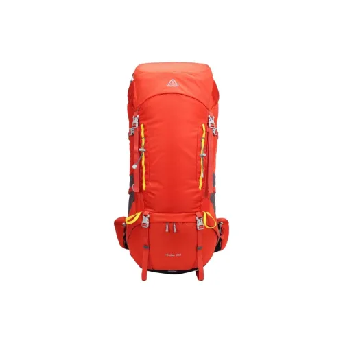 AIONE Альпинистский рюкзак для активного отдыха сумка нейлон 80 л оранжевый унисекс