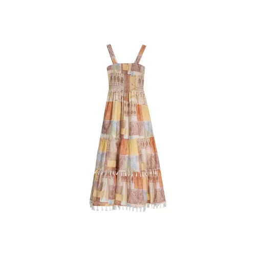 KAZHALIN Этнический Желтый Женские Слиплатья