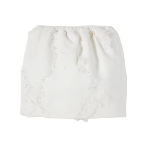 GUCCI SS25 Повседневные короткие юбки Женские Белые
