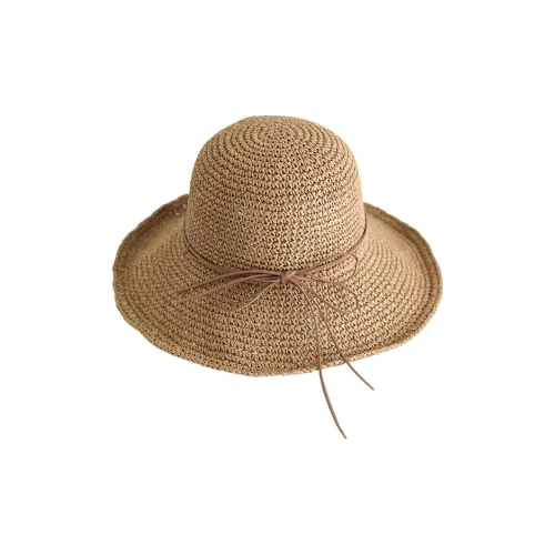 Youyoulan Соломенная плетеная шляпа с защитой от солнца для женщин