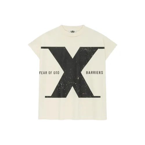 Fear of GOD Barriers Collaboration Крем Унисекс T Рубашки