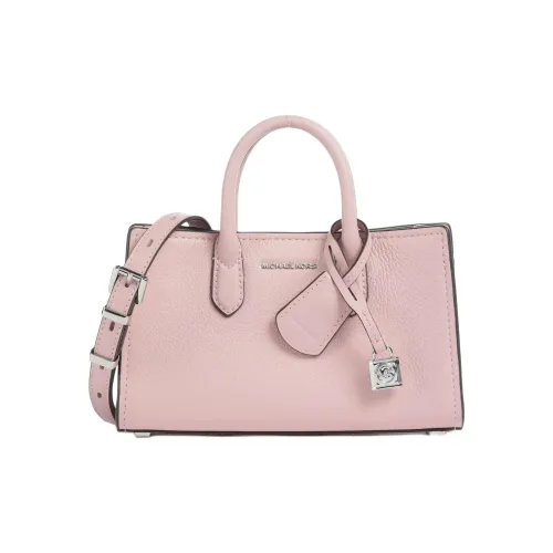 MICHAEL KORS Scarlett Коровья кожа Крупнозернистая текстура Одно плечо Сумка Женская Розовая