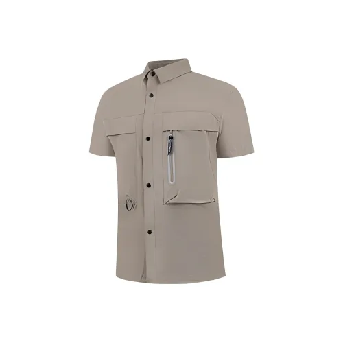 QIAODAN Рубашка Мужская Withered Wild Khaki