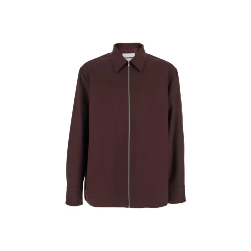 JIL SANDER Бордо Красный Мужские Куртки