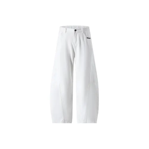 MindBridge Белые Унисекс Джинсы