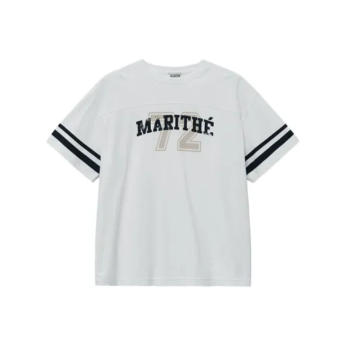 Marithe Francois Girbaud SS24 T Рубашка Мужская Белая