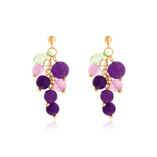 ZANC Alloy Acrylic Earrings Women's