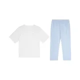 Белый / Голубой