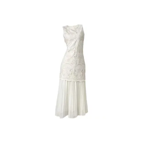 SNZX Бежево-абрикосовый Тесный Женские Платья без рукавов