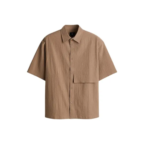 H&M Коричневые Мужские Рубашки