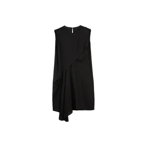 ELLE Черные Женские Платья без рукавов