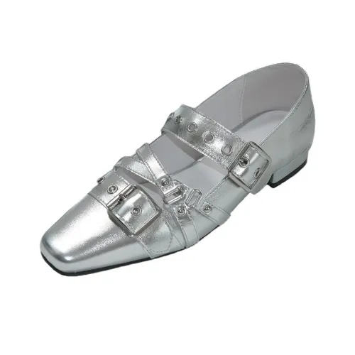 Mooreyu Atelier Туфли Мэри Джейн с грубым каблуком 2,1 см женские