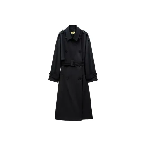 INSUN Темно-серый Женский Тренч