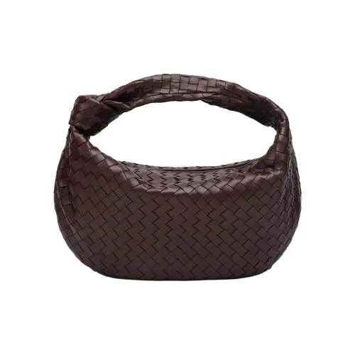 Bottega Veneta Jodie кожаная сумка женская коричневая