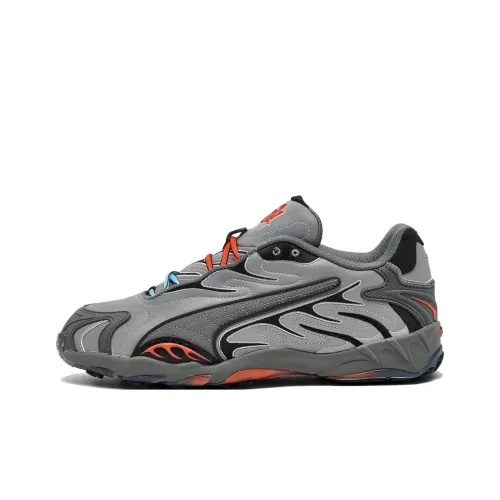 PUMA Inhale Повседневный Низкий Топ Серебристый Черный Унисекс