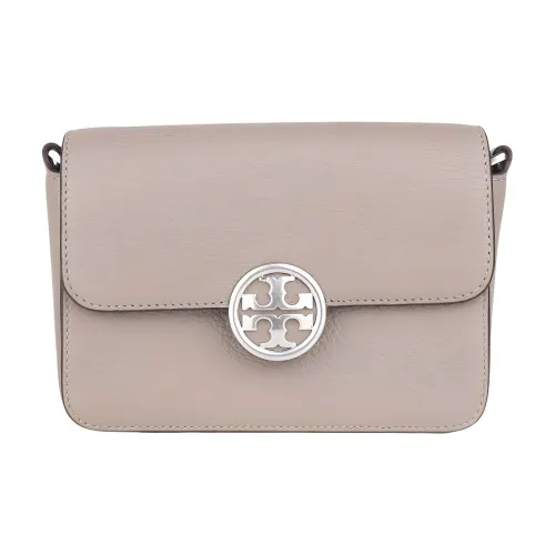 TORY BURCH Olivia GRAIN LEATHER Сумка через плечо Сумка на плечо Мини Женская Серый