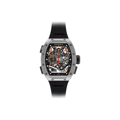 RICHARD MILLE Мужские часы с ручным заводом, 42,9 мм, с открытым механизмом