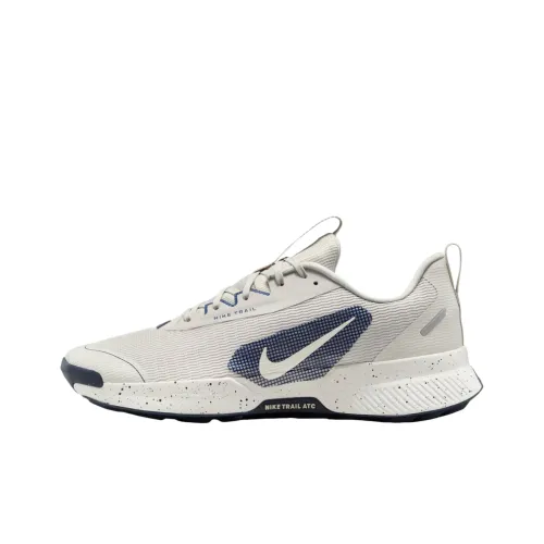 Nike Juniper Trail 3 Slip Resistant Abrasion Resistant Low Топ Спринт Бег на длинные дистанции Обувь Мужская Белый Синий