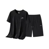 Набор (черный топ+черные шорты)