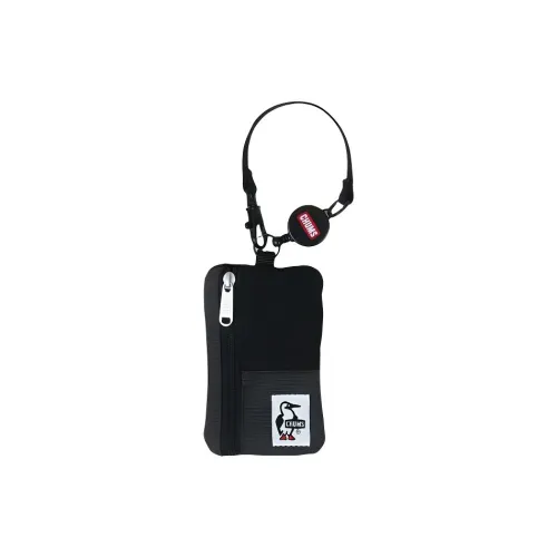 CHUMS Хлопок Картхолдер Монетница Унисекс Черный Темно-Серый