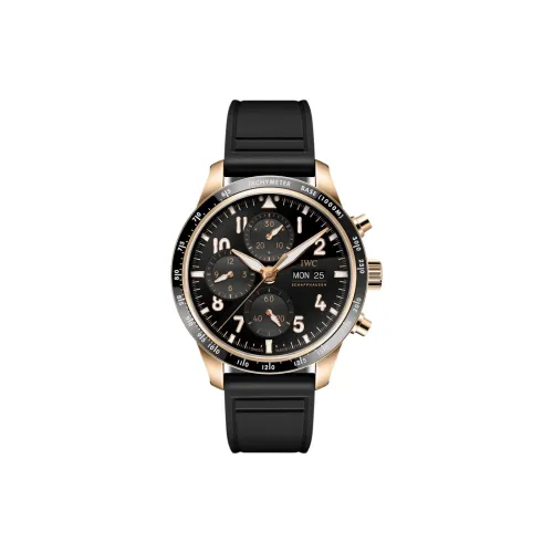 IWC Автоматический Механический Механизм Мужские Часы 41 мм Черный