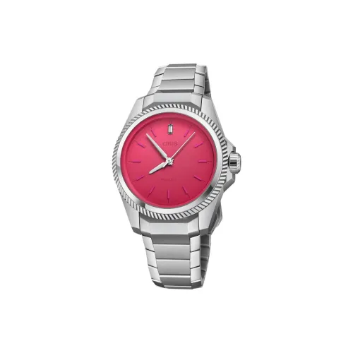 Oris Автоматический Механический Movement Женские Часы 34 мм Розовые