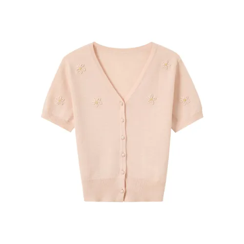 3COLOUR Оранжево-розовый Женские Трикотаж