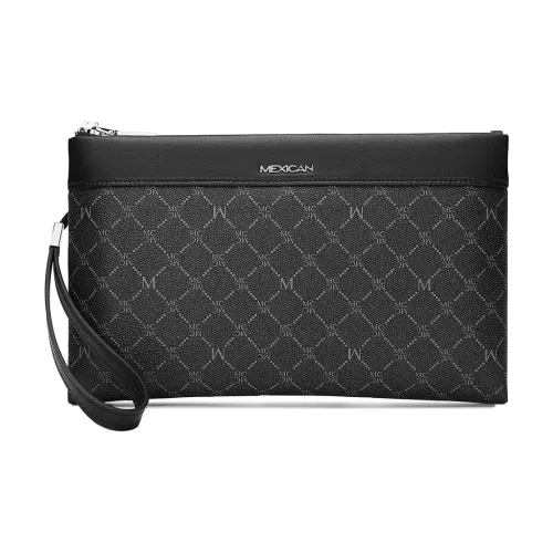MEXICAN PVC Клатч Мужской Темно-Серый