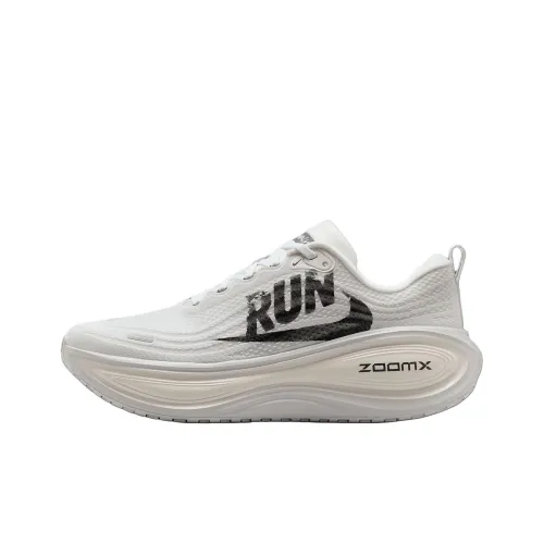 Nike Vomero Plus Slip-on Устойчивый к истиранию Низкий Топ Беговые кроссовки Унисекс Белый