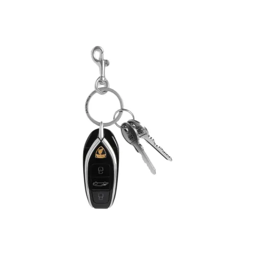 Balenciaga AUTOMOBILI LAMBORGHINI Коллаборация Латунный Bag Charm Сумка Мерч Мужской Черный Серебряный
