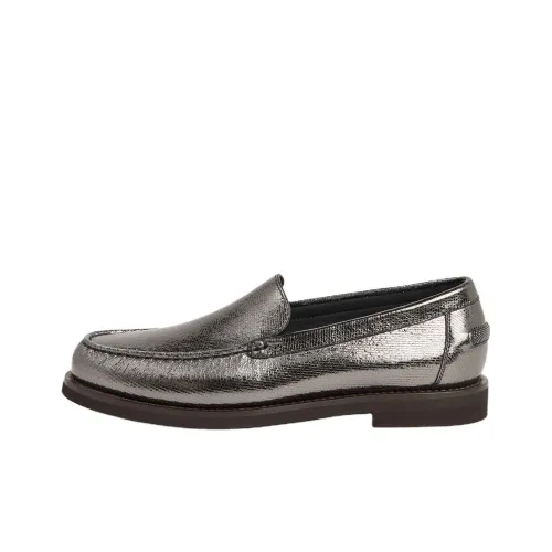 Brunello Cucinelli Женские повседневные туфли Серебряные Женские