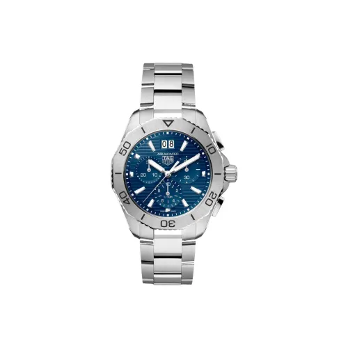 TAG Heuer Aquaracer Collection Кварцевый механизм Мужские часы Циферблат 40 мм Синий корпус из нержавеющей стали