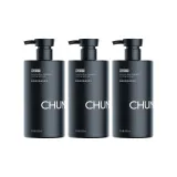 Мужской гламурно-синий шампунь, аромат, 500 мл, 3 бутылки