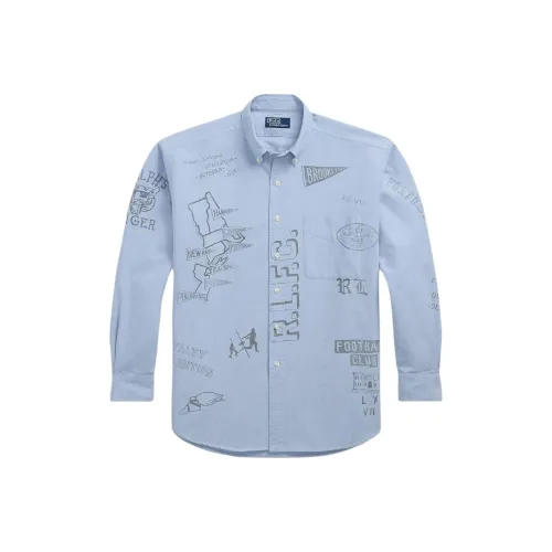 Polo Ralph Lauren Рубашка Мужская Синяя