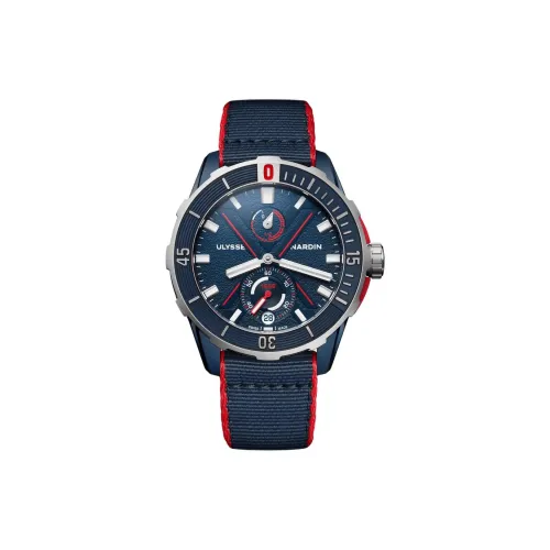 ULYSSE NARDIN Автоматический Механический Часы Мужские из Коллекции Diving 44 мм Синий